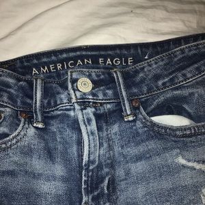 American blue jeans .